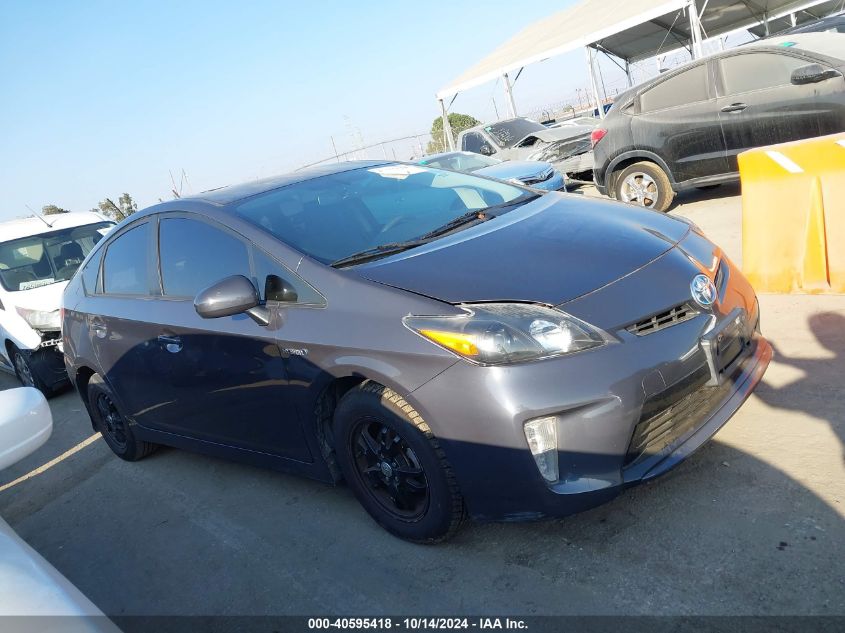 2013 Toyota Prius Three VIN: JTDKN3DU5D5619839 Lot: 40595418