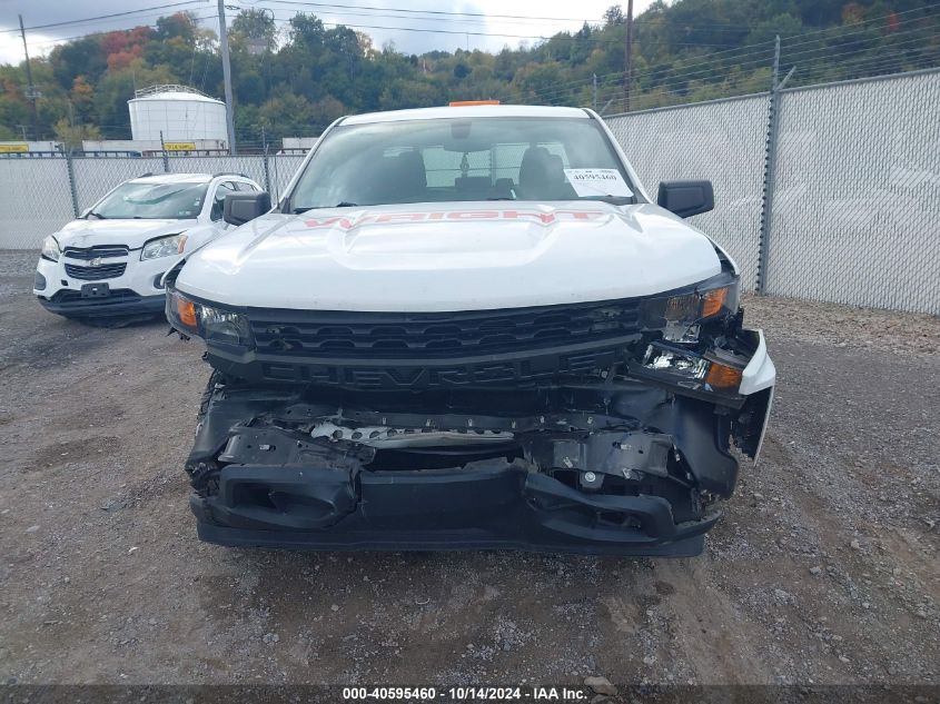 2021 Chevrolet Silverado 1500 2Wd Standard Bed Wt VIN: 1GCRWAEH0MZ204177 Lot: 40595460