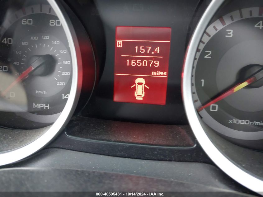 2008 Mitsubishi Lancer Gts VIN: JA3AU86U48U038772 Lot: 40595481