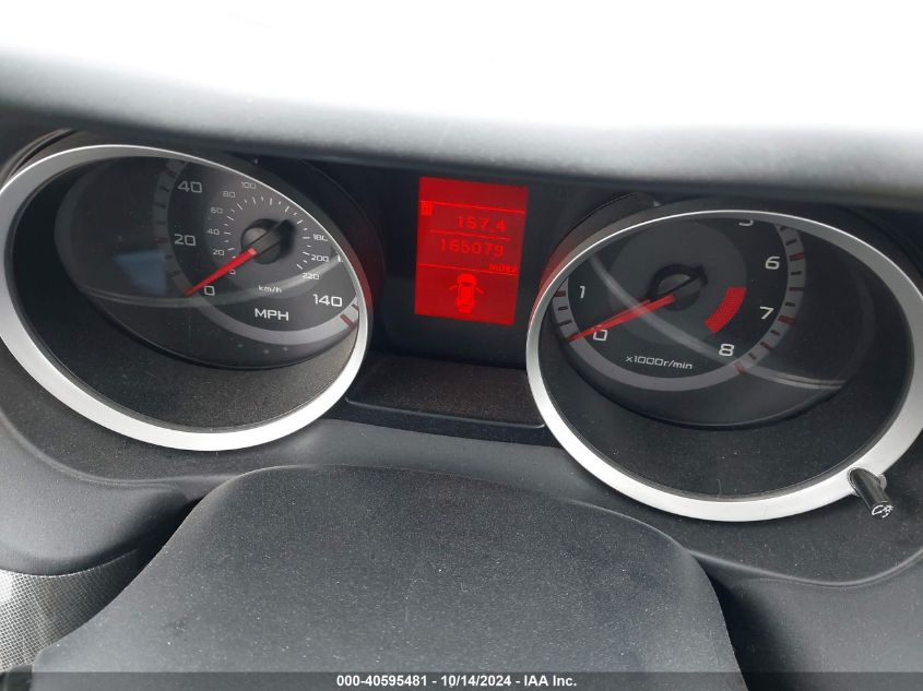 2008 Mitsubishi Lancer Gts VIN: JA3AU86U48U038772 Lot: 40595481