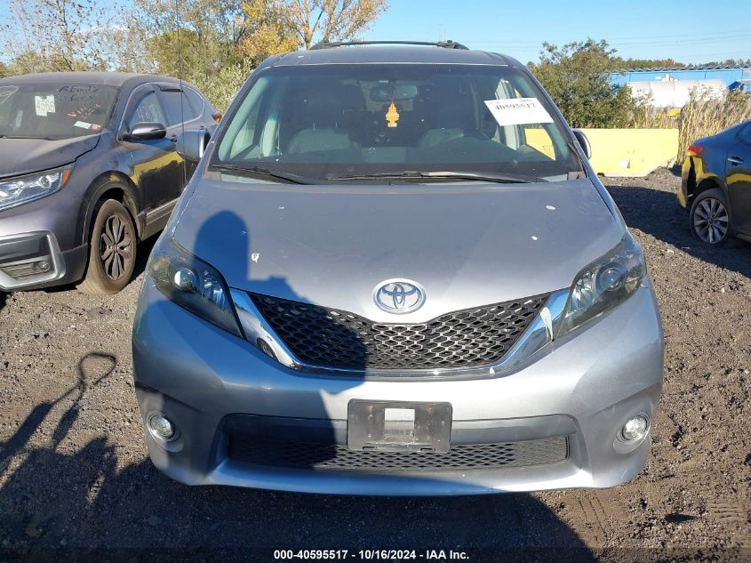 2013 Toyota Sienna Se 8 Passenger VIN: 5TDXK3DC8DS333015 Lot: 40595517