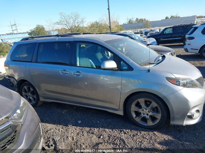 2013 Toyota Sienna Se 8 Passenger VIN: 5TDXK3DC8DS333015 Lot: 40595517