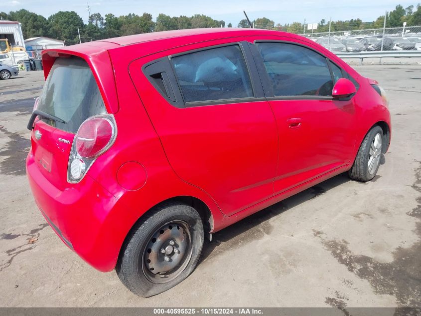 2014 Chevrolet Spark Ls Auto VIN: KL8CB6S92EC456022 Lot: 40595525