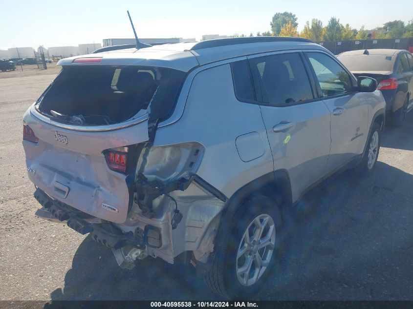 2024 Jeep Compass Latitude 4X4 VIN: 3C4NJDBN0RT110341 Lot: 40595538