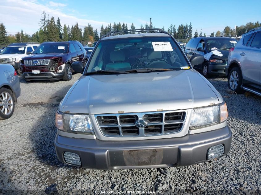 2000 Subaru Forester S VIN: JF1SF6554YH720015 Lot: 40595552