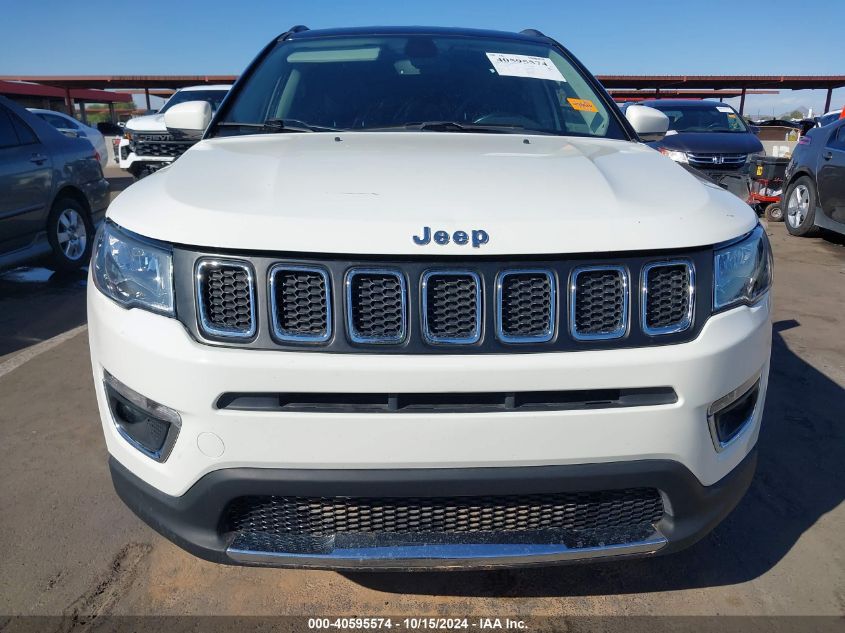 2020 Jeep Compass Limited Fwd VIN: 3C4NJCCB6LT211244 Lot: 40595574