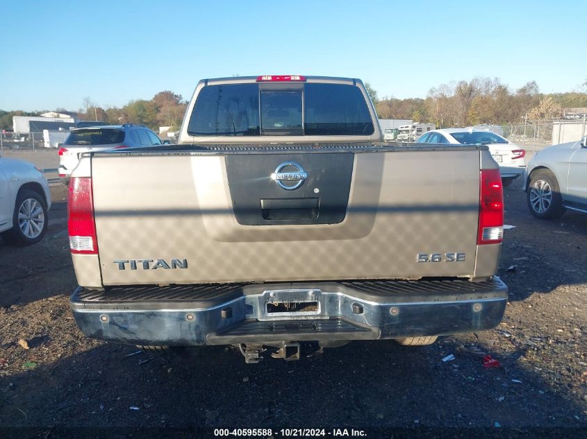 2008 Nissan Titan Le/Pro-4X/Se VIN: 1N6AA06C68N355463 Lot: 40595588