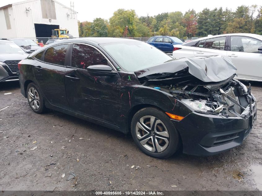 2018 Honda Civic Lx VIN: 2HGFC2F56JH601279 Lot: 40595605