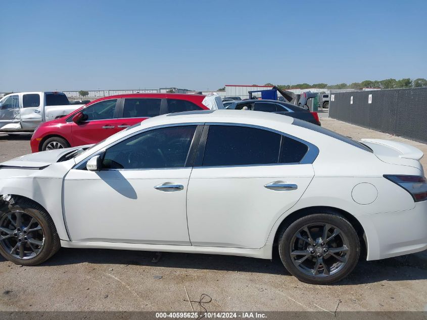 2012 Nissan Maxima S/Sv VIN: 1N4AA5APXCC827362 Lot: 40595625