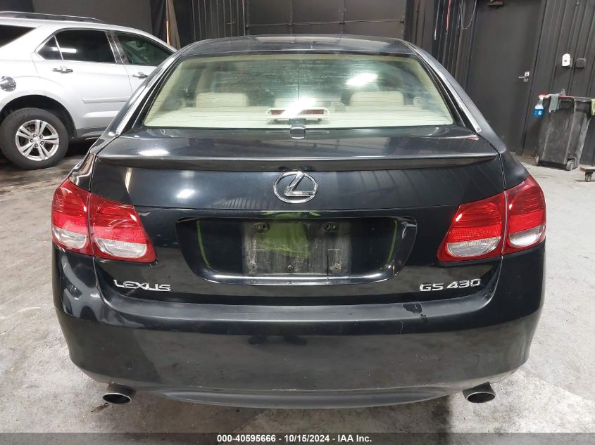 2006 Lexus Gs 430 VIN: JTHBN96S865003326 Lot: 40595666