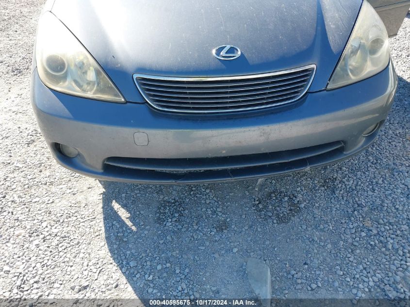 2005 Lexus Es 330 VIN: JTHBA30G555089268 Lot: 40595675