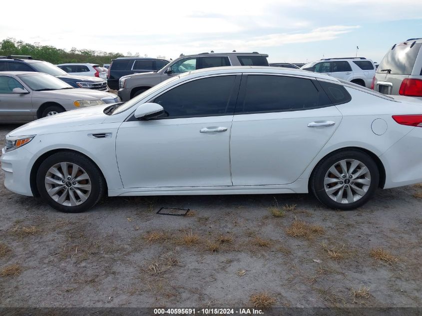 2018 Kia Optima Ex VIN: 5XXGU4L35JG233033 Lot: 40595691