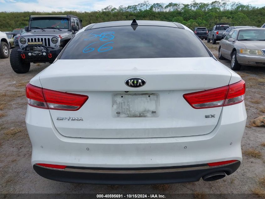 2018 Kia Optima Ex VIN: 5XXGU4L35JG233033 Lot: 40595691