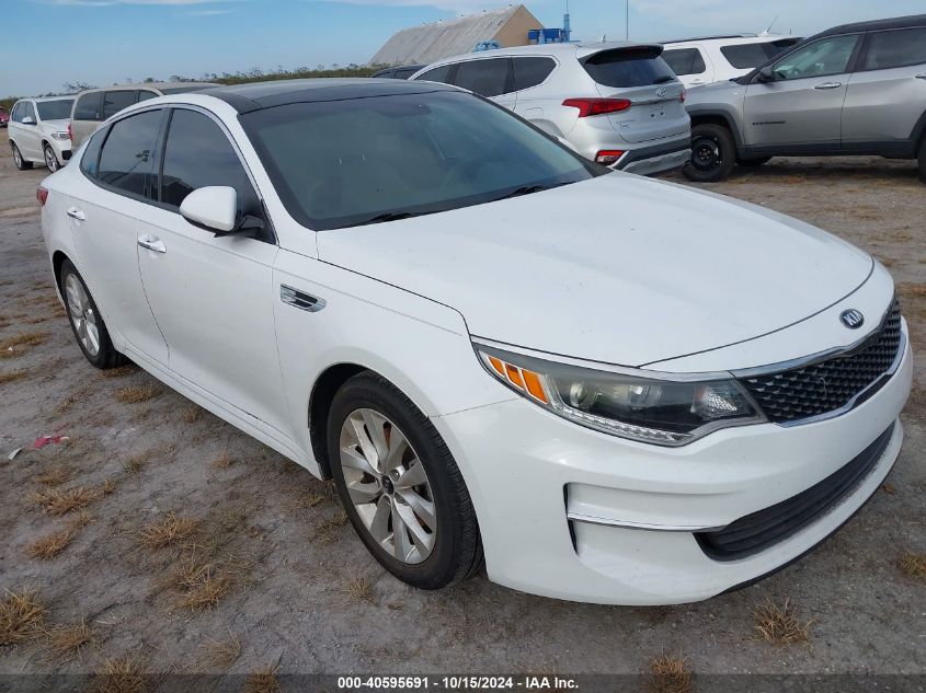 2018 Kia Optima Ex VIN: 5XXGU4L35JG233033 Lot: 40595691