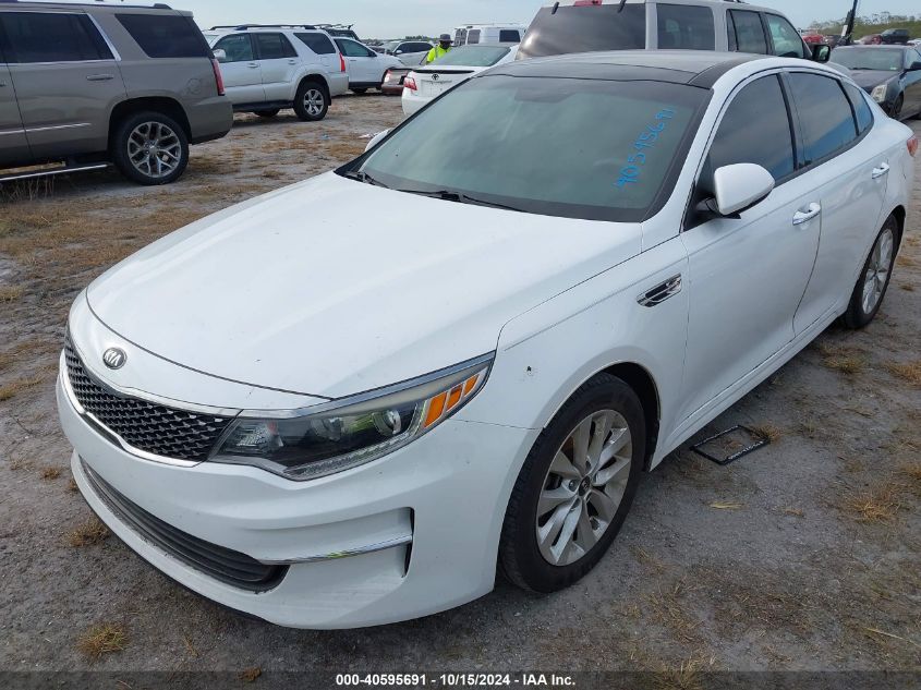 2018 Kia Optima Ex VIN: 5XXGU4L35JG233033 Lot: 40595691