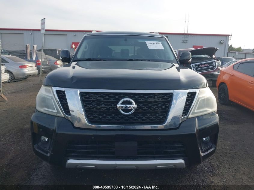 2017 Nissan Armada Sv VIN: JN8AY2ND6H9006207 Lot: 40595708