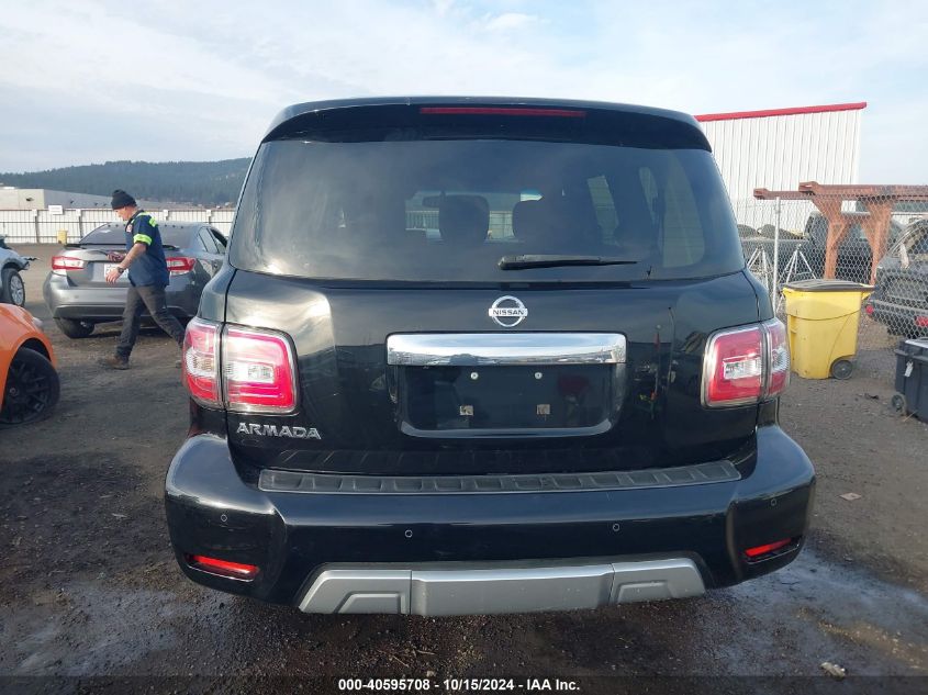 2017 Nissan Armada Sv VIN: JN8AY2ND6H9006207 Lot: 40595708