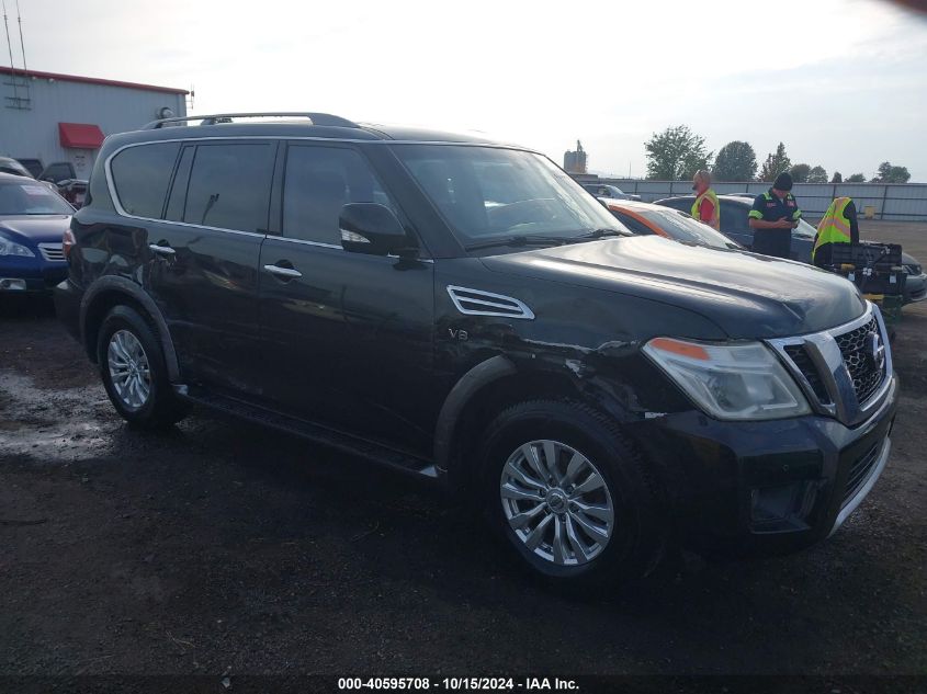 2017 Nissan Armada Sv VIN: JN8AY2ND6H9006207 Lot: 40595708