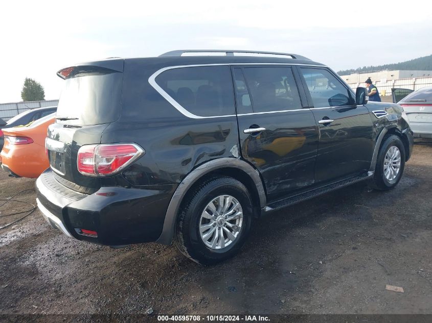 2017 Nissan Armada Sv VIN: JN8AY2ND6H9006207 Lot: 40595708