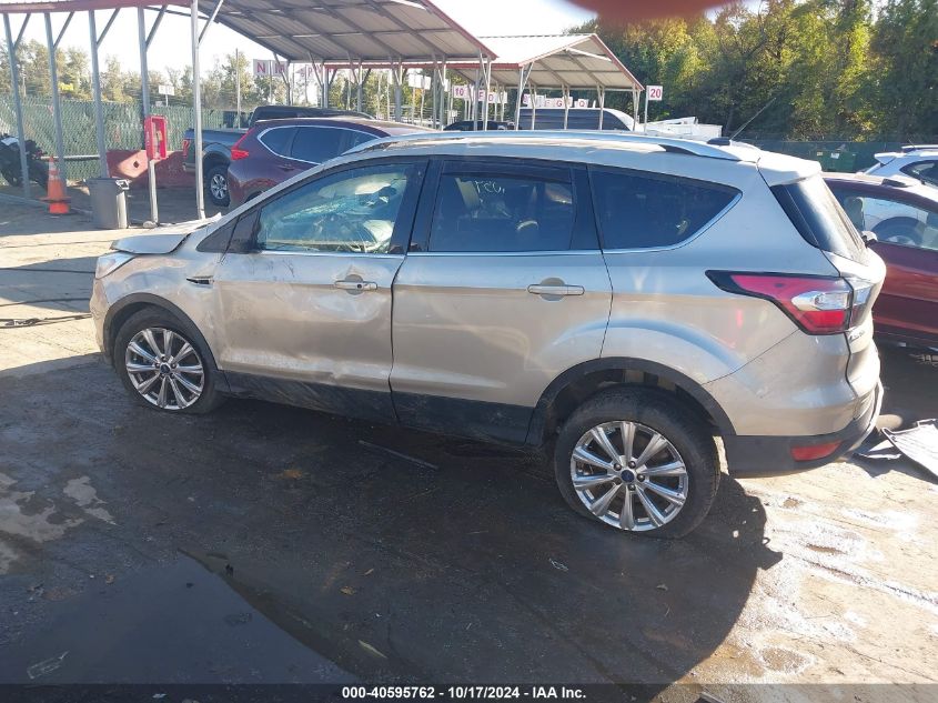 2017 Ford Escape Titanium VIN: 1FMCU9J96HUD86605 Lot: 40595762