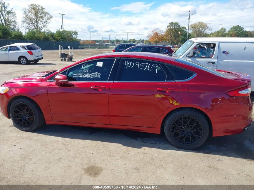 2016 Ford Fusion Se VIN: 3FA6P0H9XGR299554 Lot: 40595769