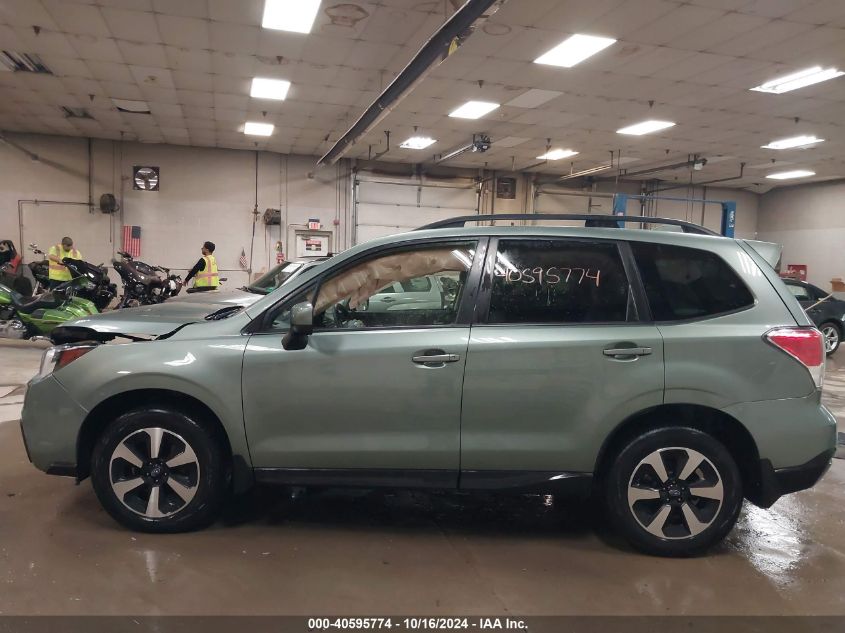 2018 Subaru Forester 2.5I Premium VIN: JF2SJAEC0JH410042 Lot: 40595774