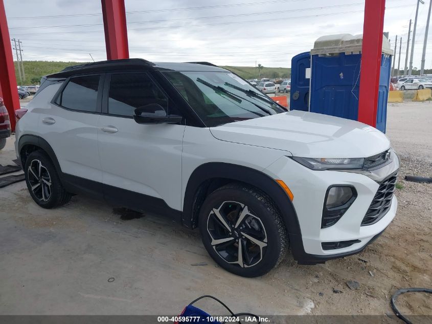 2021 Chevrolet Trailblazer Fwd Rs VIN: KL79MTSLXMB177022 Lot: 40595777