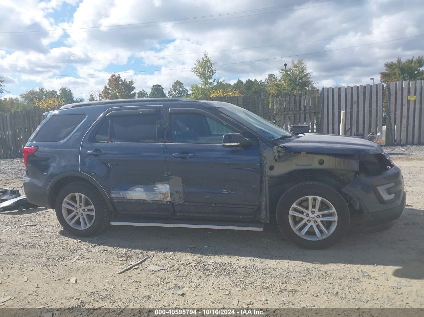 2017 Ford Explorer Xlt VIN: 1FM5K7DH2HGA01920 Lot: 40595794