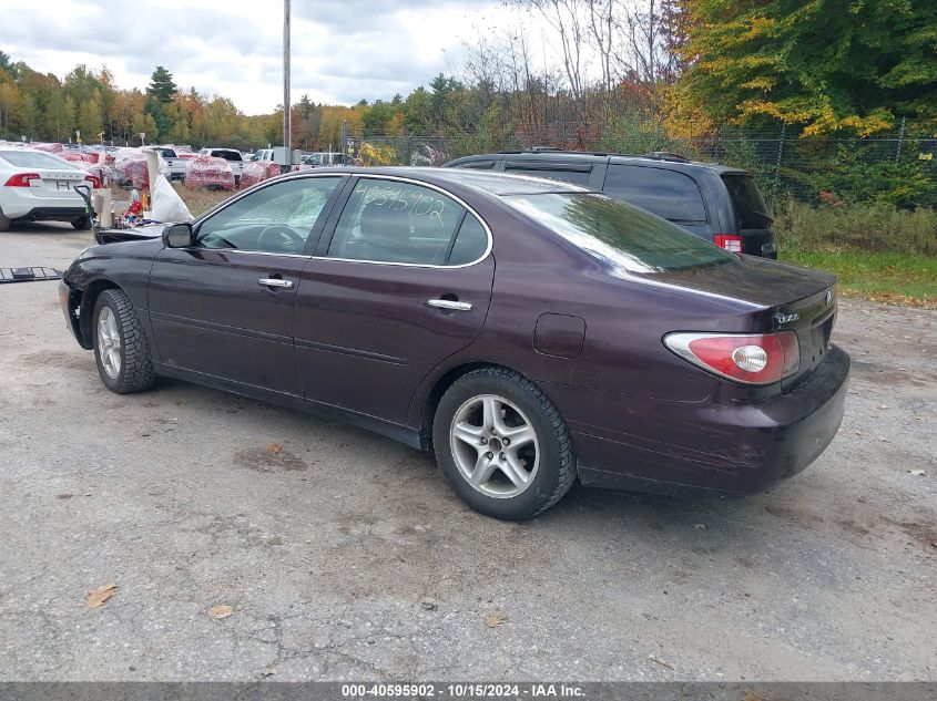 2003 Lexus Es 300 VIN: JTHBF30G930140945 Lot: 40595902