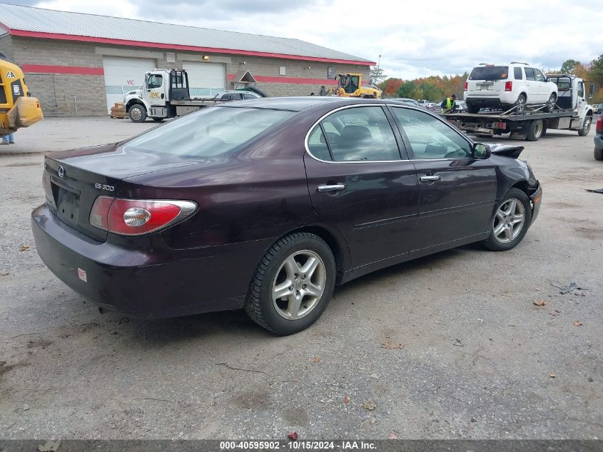 2003 Lexus Es 300 VIN: JTHBF30G930140945 Lot: 40595902