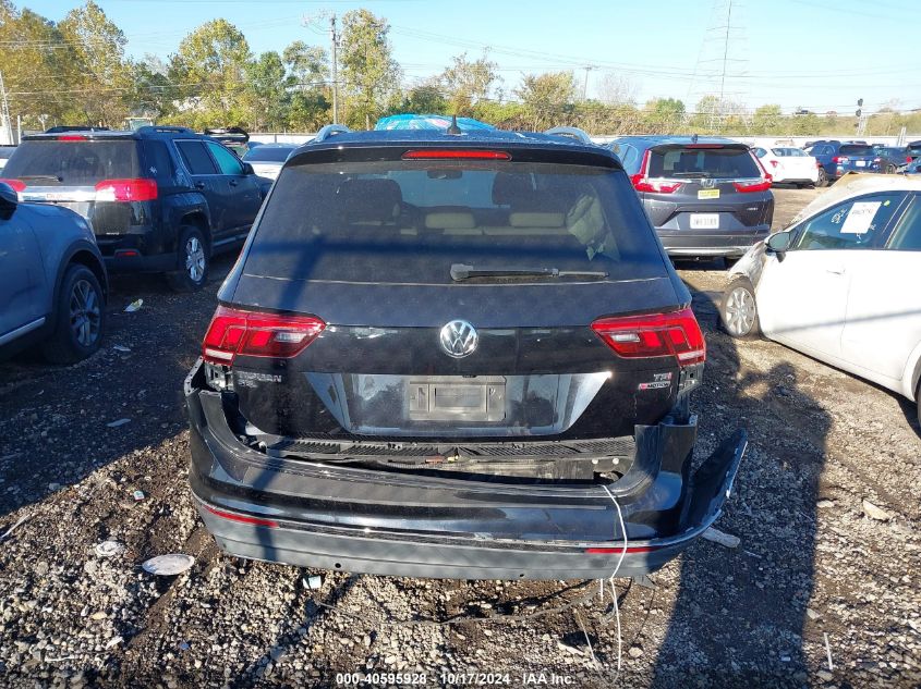 2018 Volkswagen Tiguan 2.0T Sel Premium VIN: 3VV4B7AX3JM027192 Lot: 40595928