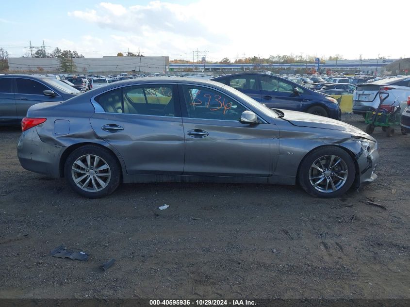 2014 Infiniti Q50 Premium VIN: JN1BV7AR6EM702195 Lot: 40595936