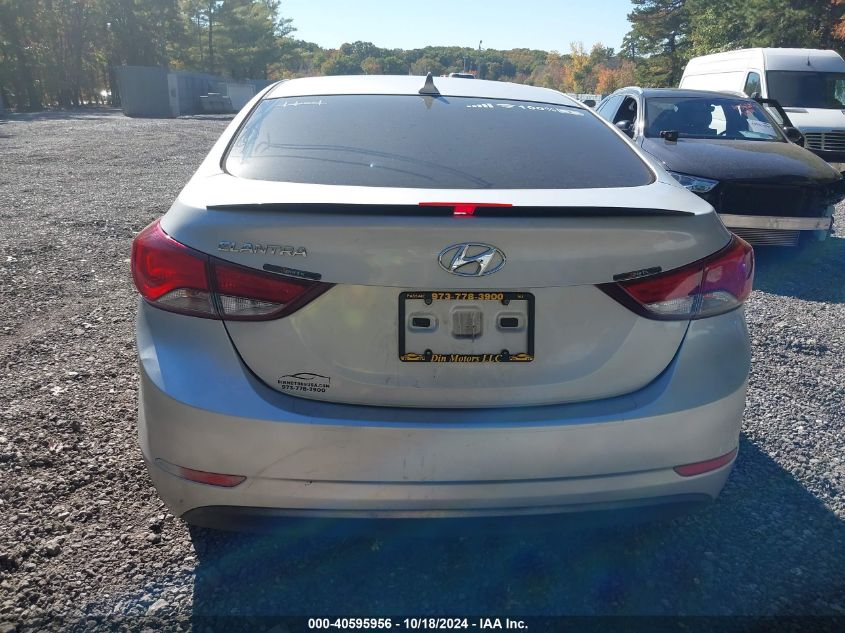 2015 Hyundai Elantra Se VIN: KMHDH4AEXFU320659 Lot: 40595956