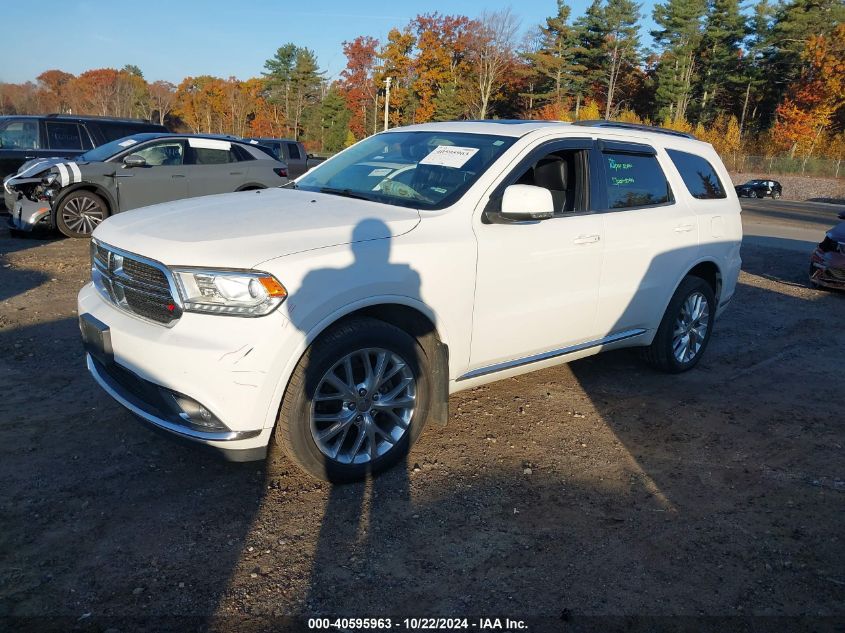 2016 Dodge Durango Limited VIN: 1C4RDJDG8GC433549 Lot: 40595963