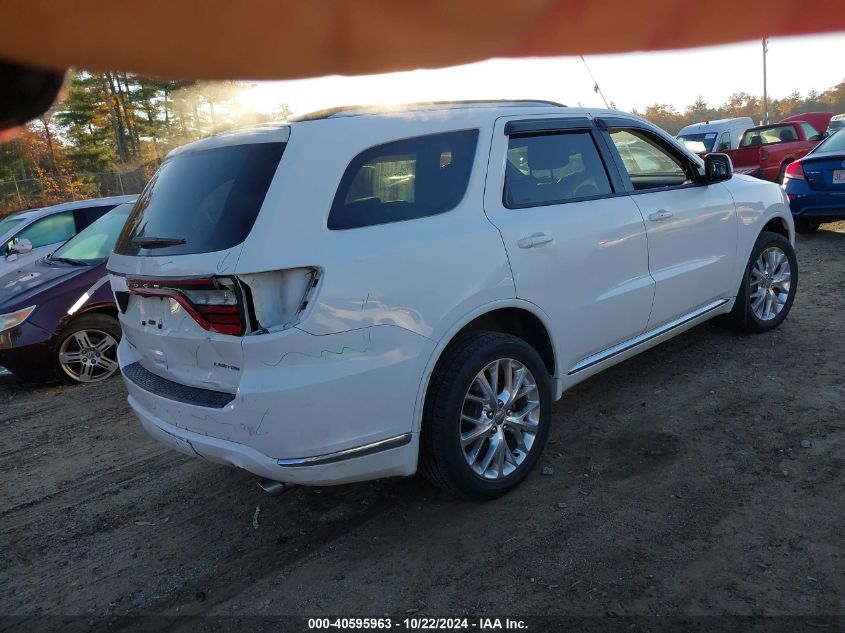 2016 Dodge Durango Limited VIN: 1C4RDJDG8GC433549 Lot: 40595963