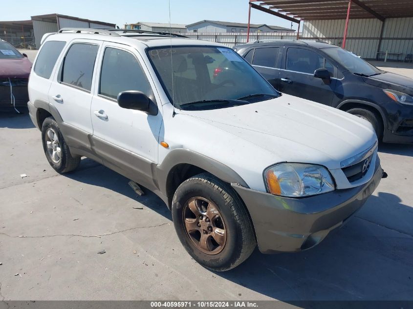 2002 Mazda Tribute Es V6/Lx V6 VIN: 4F2YU09182KM23936 Lot: 40595971