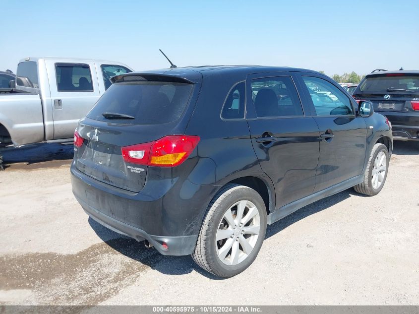 2013 Mitsubishi Outlander Sport Es VIN: 4A4AP3AU3DE011711 Lot: 40595975