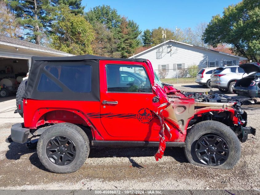 2015 Jeep Wrangler Willys Wheeler VIN: 1C4AJWAG3FL606500 Lot: 40596072