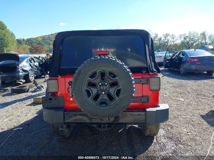 2015 Jeep Wrangler Willys Wheeler VIN: 1C4AJWAG3FL606500 Lot: 40596072