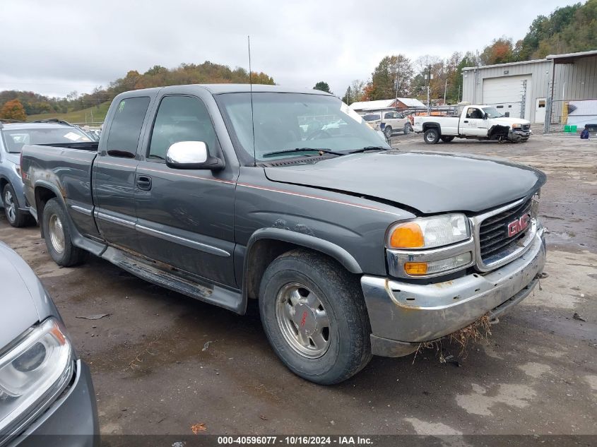 2001 GMC Sierra 1500 Sle VIN: 2GTEK19T911333189 Lot: 40596077