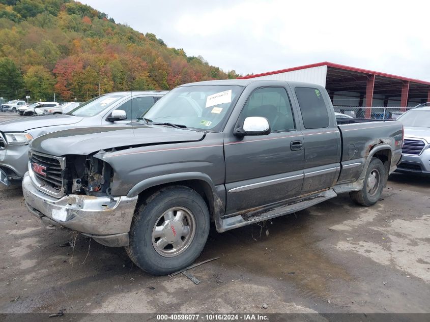 2001 GMC Sierra 1500 Sle VIN: 2GTEK19T911333189 Lot: 40596077