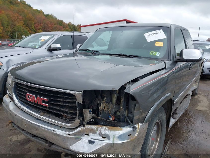 2001 GMC Sierra 1500 Sle VIN: 2GTEK19T911333189 Lot: 40596077