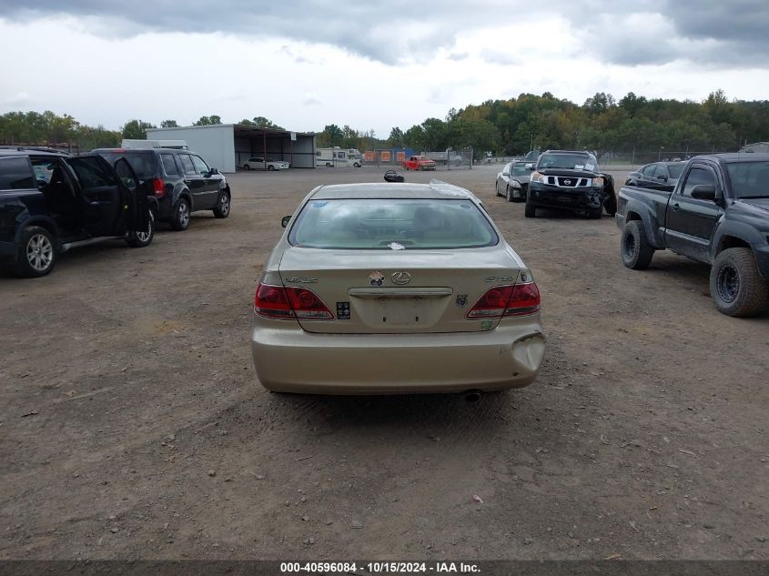 2005 Lexus Es 330 VIN: JTHBA30G855102787 Lot: 40596084