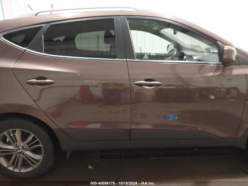 2014 Hyundai Tucson Se VIN: KM8JUCAG3EU897459 Lot: 40596178