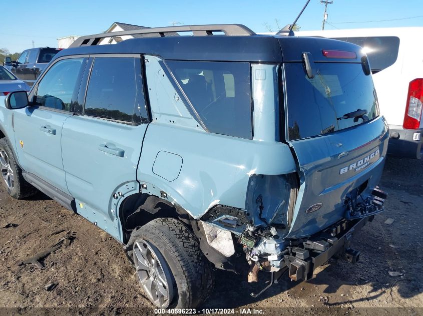 2021 Ford Bronco Sport Badlands VIN: 3FMCR9D93MRA01113 Lot: 40596223