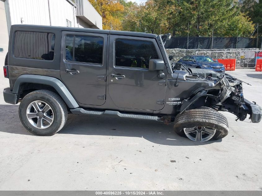 2016 Jeep Wrangler Unlimited Sport VIN: 1C4HJWDG1GL311391 Lot: 40596225