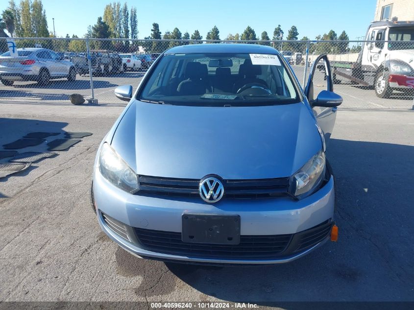 2012 Volkswagen Golf 2.5L 4-Door VIN: WVWDB7AJ4CW171363 Lot: 40596240