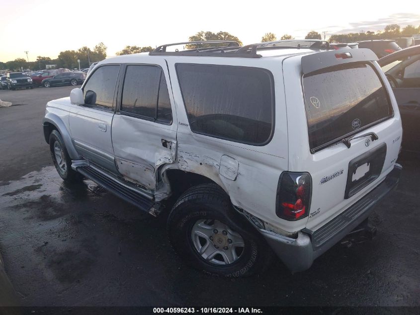 2000 Toyota 4Runner Limited V6 VIN: JT3GN87R1Y0177014 Lot: 40596243