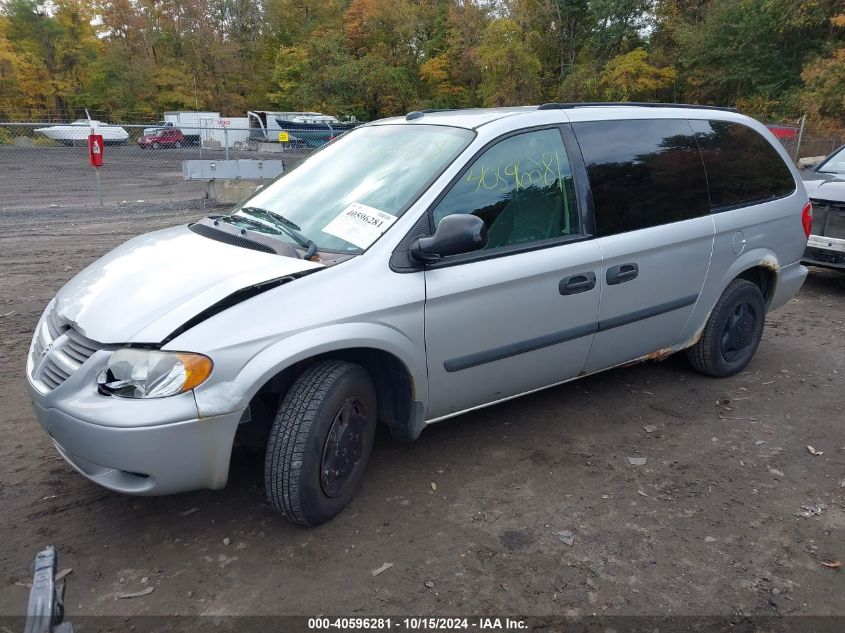 2005 Dodge Grand Caravan Se VIN: 1D4GP24R15B291556 Lot: 40596281