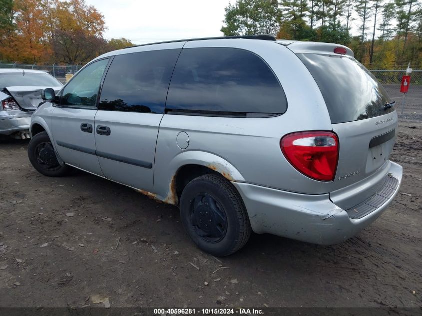 2005 Dodge Grand Caravan Se VIN: 1D4GP24R15B291556 Lot: 40596281